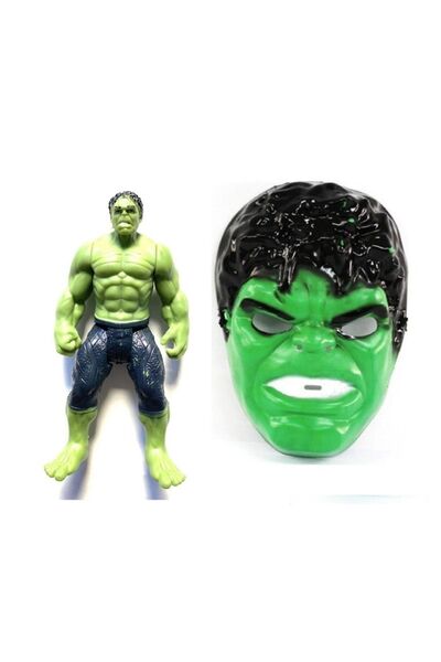 AVENGERS Oyuncak Hulk Figür Ve Hulk Maskesi Ikisi Birarada