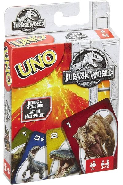 TURKAFONE Dinozor Modelli Uno Kartları Yerli Üretim Jurassic World 108 Adet