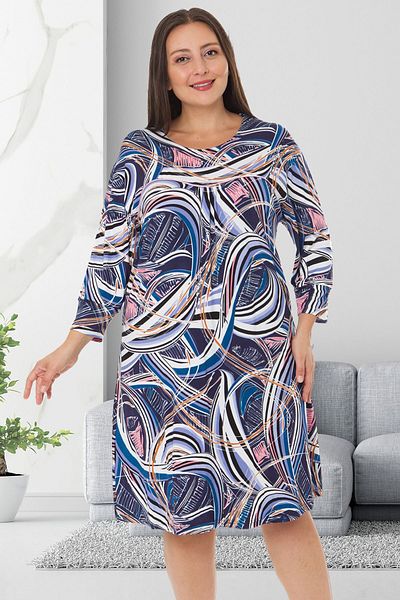 Bella Linda Plus Size Women's Nightgown Dress