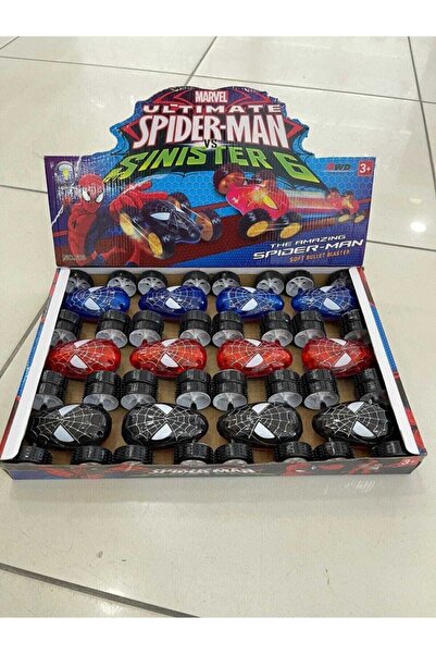 TURKAFONE Örümcek Adam Takla Atan Çek Bırak Oyuncak Araba 1 Adet