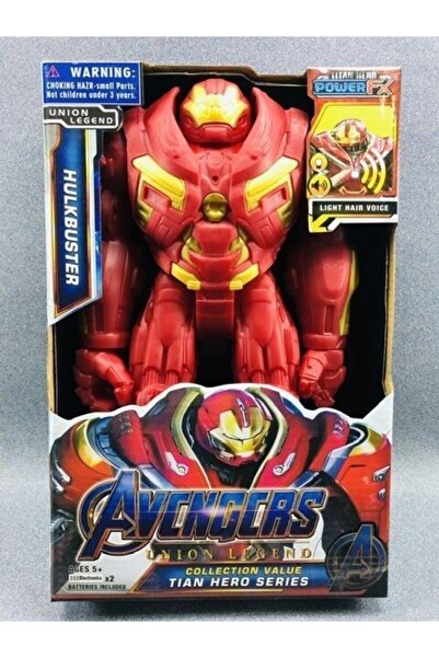 TURKAFONE Avengers Hulkbuster 30 Cm Işıklı Sesli Oyuncak Hulkbastır