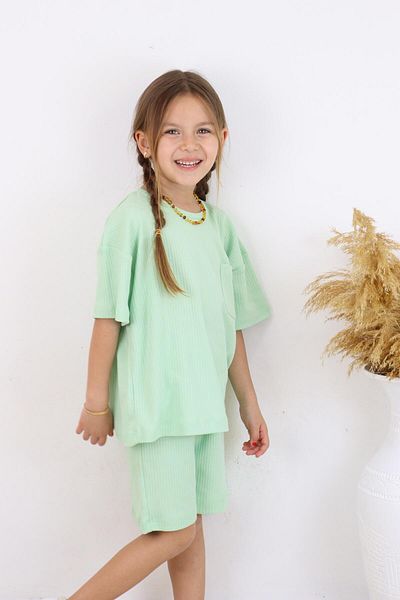 MiaBaby Set de costum dublu cu raport interlock