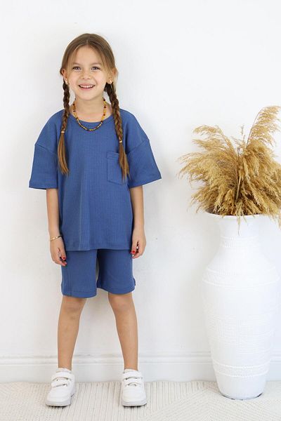 MiaBaby Set de costum dublu cu raport interlock