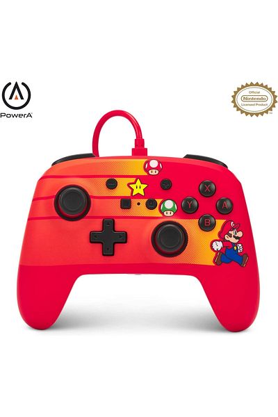 Powera وحدة تحكم سلكية محسّنة من PowerA لجهاز Nintendo Switch - Speed