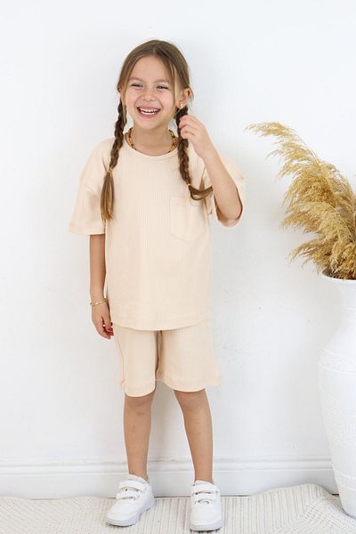 MiaBaby Set de costum dublu cu raport interlock