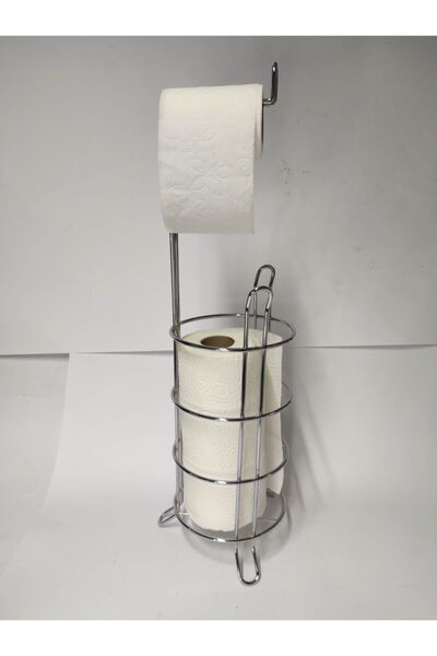 ELMOP Toilet Paper Holder with Chrome Tank Toilet Paper Hanger