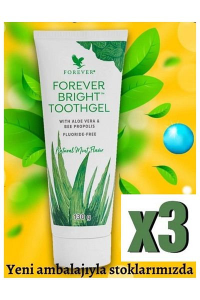 Forever Bright Toothgel Toothpaste 3 Pieces