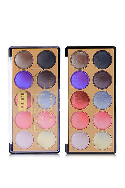 MUJGAN Fashion 10 Color Headlight Palette - No 2 Model