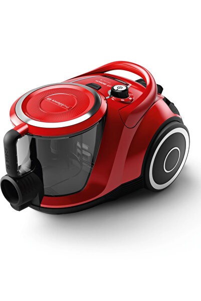 Bosch Toz Torbasız  Uyumlu Elektrik Süpürgesi Proanimal Kırmızı 750W (Evcil Hayvan Sahipleri İçin)