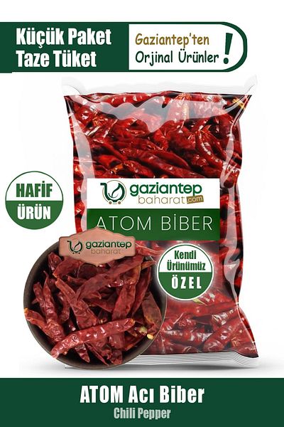 Gaziantep Baharat Atom Pepper - Hot Graduation Dried