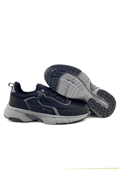 M.P. M.p 222-2631 Чорно-сірі чоловічі кросівки для бігу та ходьби