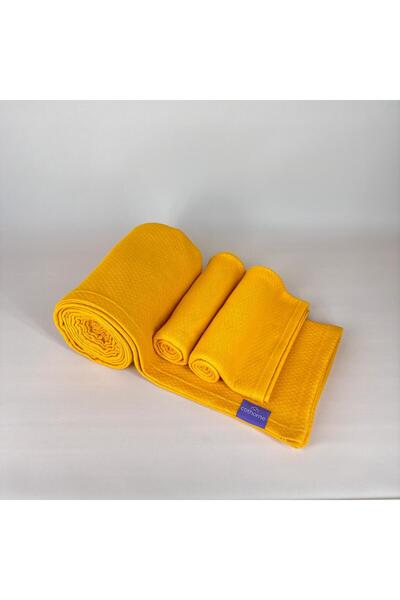 cothome Mevsimlik Pamuklu Yatak Örtüsü ve Yastık Kılıfı Set | Tek Kişilik | Desenli Örgü Kapitone