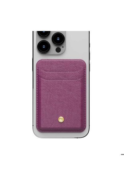 Levelo Bond MagSafe Cüzdan Kartlık, iPhone 12/13/14/15 Uyumlu, 2 Kart Hakiki ...