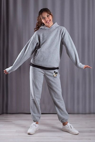 AY MONTANA LUNAVISTA Micky Printed Hooded Sweatshirt Bottom Top Tracksuit Set