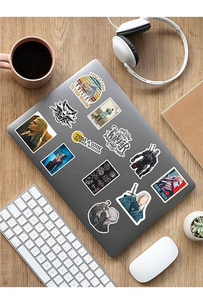 AR Sticker - Σετ αυτοκόλλητων tablet για φορητό υπολογιστή Witcher 4