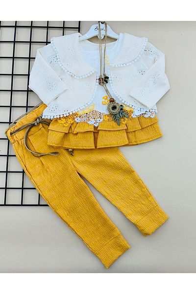 ÖRZİKİDS 3 Piece Set with brode necklace