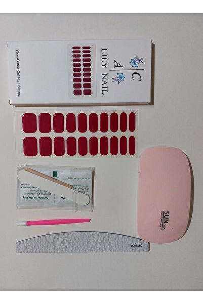 Lily Nail Kalıcı Oje / 3d Jel Tırnak Full Set Tırnak Bakım Yağı