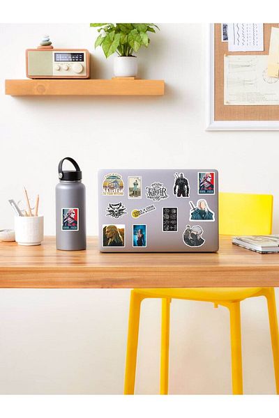 AR Sticker - Σετ αυτοκόλλητων tablet για φορητό υπολογιστή Witcher 4