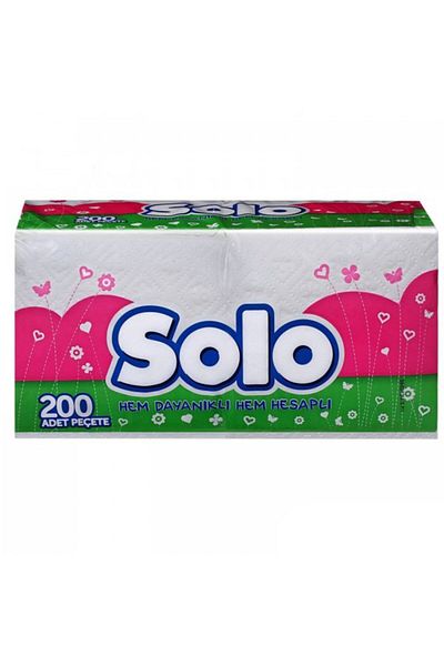 Solo Napkin 200 Pieces - 12 Pieces Box