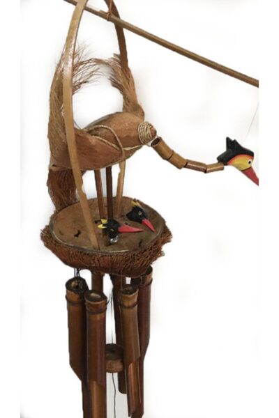 İkizler Yavrulu Rüzgar Çanı