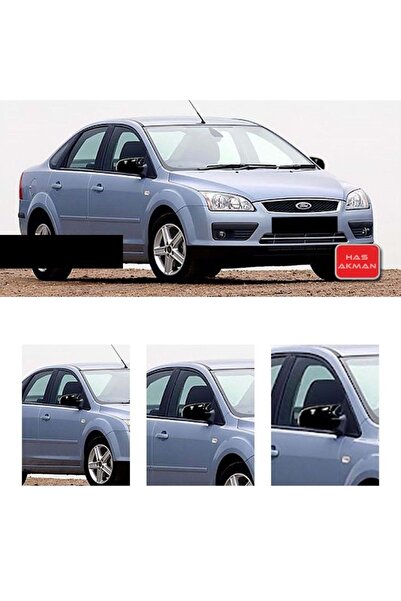 HasAkman Ford Focus 2 Uyumlu Batman Yarasa Ayna Kapağı Piano Black 2004 2005 ...