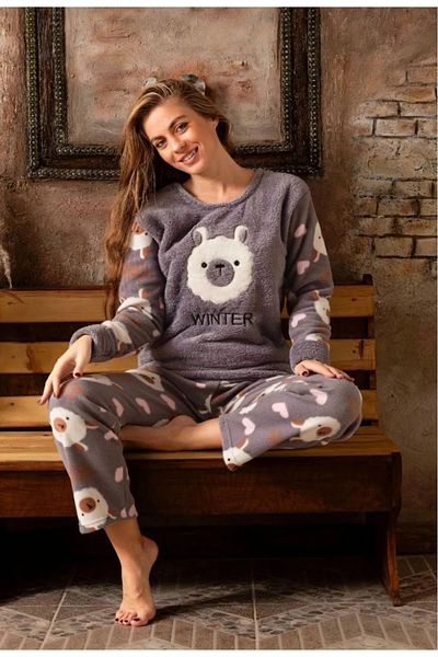 Sude Women's Winter Welsoft Pajama Set A 200/553 - 1 Piece