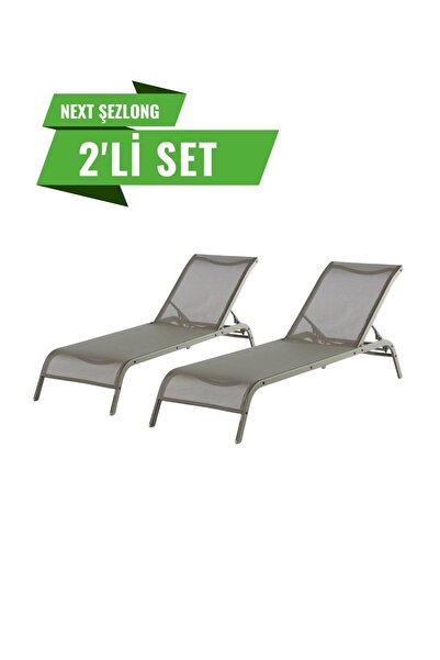 Divona Home Next Kolsuz Şezlong Set (2 Adet)
