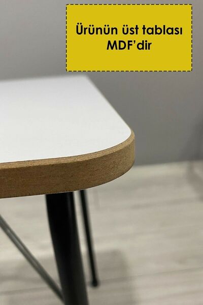 moniev Aden Kamp Masası Mdf Katlanır Bahçe Masası 50cm x 70cm