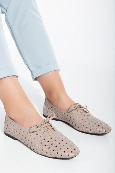 derim shoes Damskie oryginalne skórzane buty codzienne baleriny