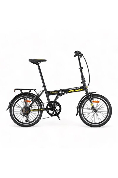 Kron FOLD 4.0 - 20'' - 7 Vites - V.B. - Mat Siyah-Sarı/Gri #KRN23-080 Bisiklet