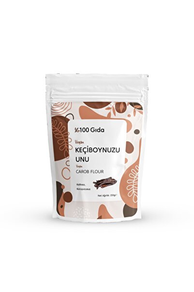 Yüzde Yüz Gıda Keçi Boynuzu Unu 250 gr