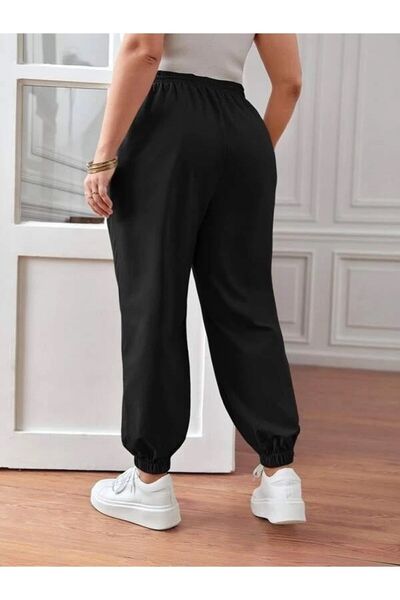 THE WHITE Γυναικείο Μαύρο Φούτερ Plus Size