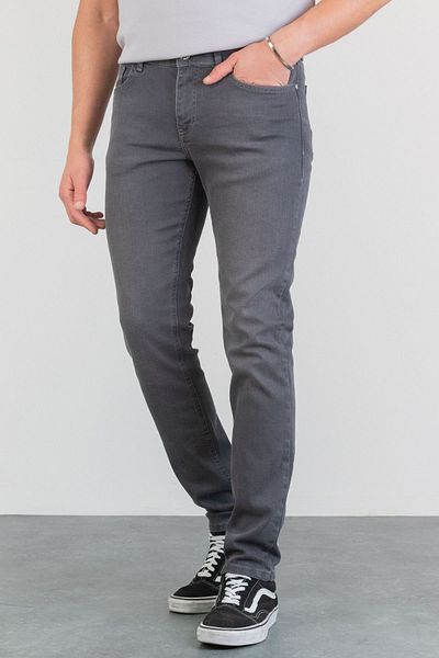 HALAT'S Men's Jack Dark Gray Grinded Slim Fit Lycra Jean Jeans