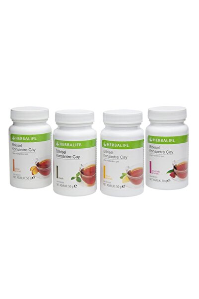 Herbalife Bitkisel Konsantre Çaylar (limon-şeftali-ahududu-klasik) 50 G Paketi