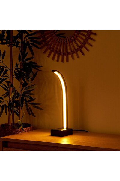 Safir Light Mira Led Masa Lambası - Siyah
