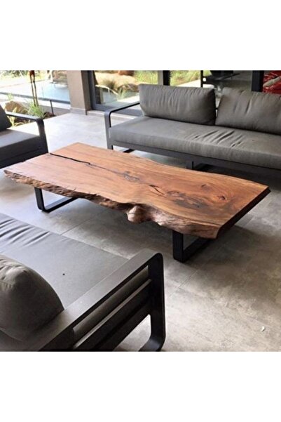 BRK Design DESİGN Ahşap Orta Sehpa 80x120 CM