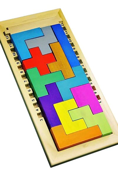 Generic Brand Katamino Classic Box Game Wooden Tetris Intelligence Game Set D...