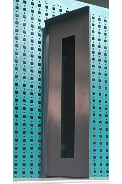 Acil Pano Açılı Diafon 15x50x10,5 Uyumlu  Zil Paneli, Metal Yön Çevirme Ve Koruma Kutusu Antrasit