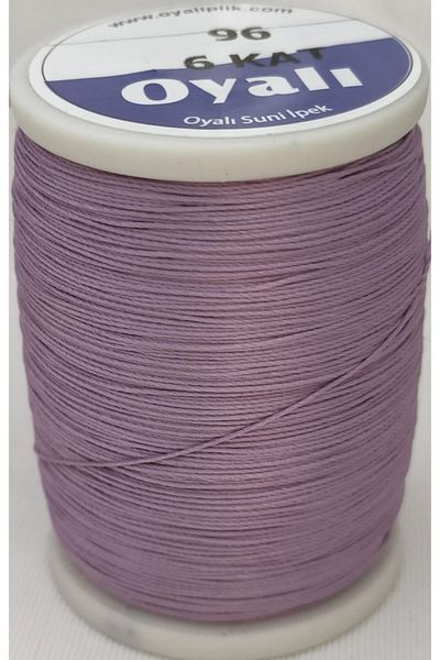 ATMACA TUHAFİYE Embroidered 6 Layers Artificial Silk Cross Stitch Etamine Hand Embroidery Rope Color No: 96