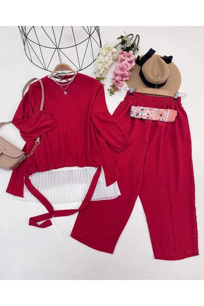 modasindoma Women's Front and Arm Gathered Shalwar Set