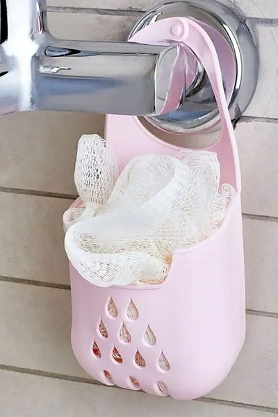 Gampus Practical Silicone Dish Sponge Holder - Sink Top Organizer with Hangable Hanger