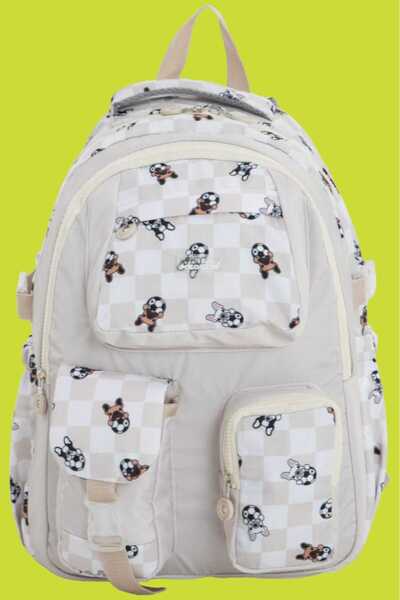 Uniquerrs Кольоровий унісекс водонепроникний рюкзак з кишенями - шкільний рюкзак