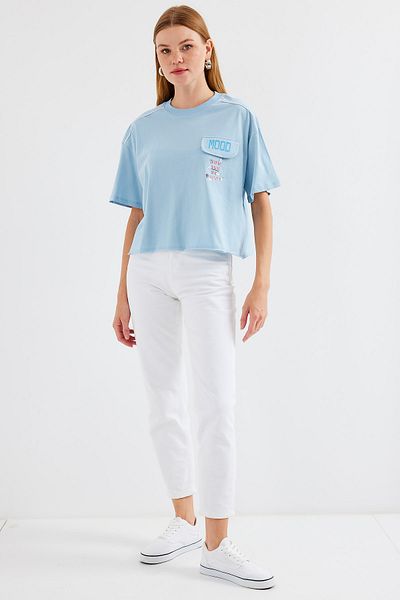 Bigdart Μπλουζάκι Oversize - 4321 με Λεπτομέρεια Τσέπης