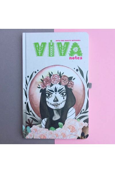 Gıpta 120 Sheets Lined Viva Notes Notebook - Hard Cover, 13x21