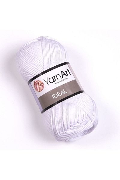 Yarnart Ideal - Νήμα Πλεκτομηχανής Χεριού Λευκό-220