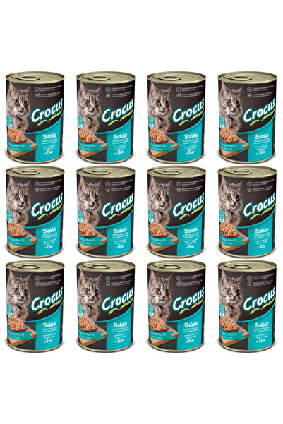 Crocus Sos İçinde Ton Balıklı Yetişkin Kedi Konservesi 400gr - 12 Adet
