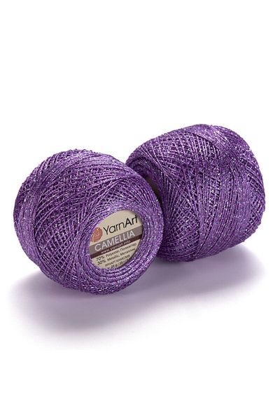 Yarnart Camellia - Glitter Lace Σχοινί Λιλά-414