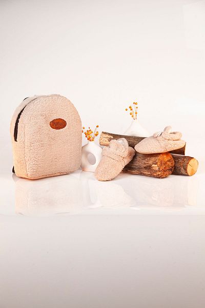 Funny Baby Polar Bag and Booties Set for Kids - Combination