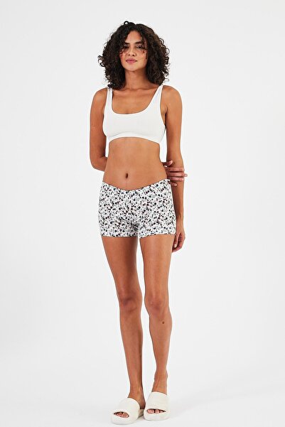 Penyelux Flexible Cotton Elastic Waist Mini Shorts Leggings - Summer Cool, Multicolor