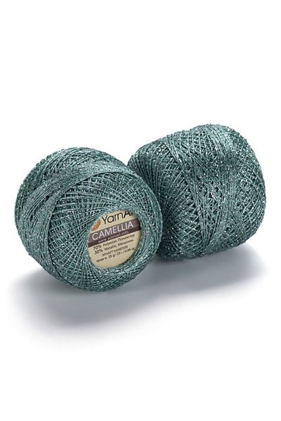 Yarnart Camellia - Glitter Lace Σχοινί Water Green-427